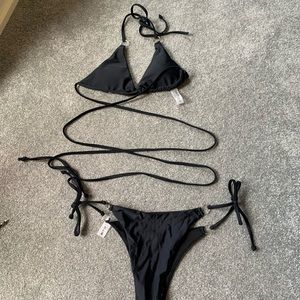 Shein bathing suit- black